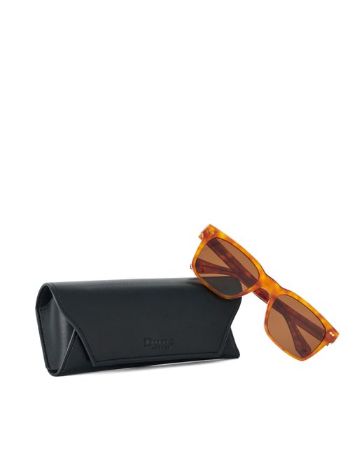 Dune Brown Pedro Acetate Sunglasses for men