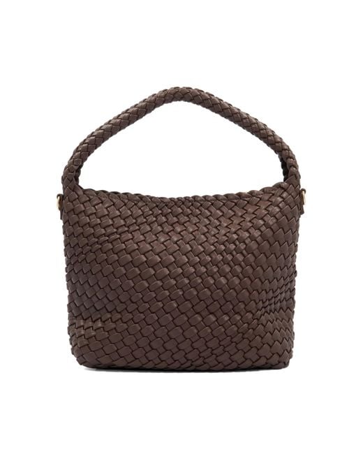 Dune Brown Deliberate M Woven Shoulder Bag