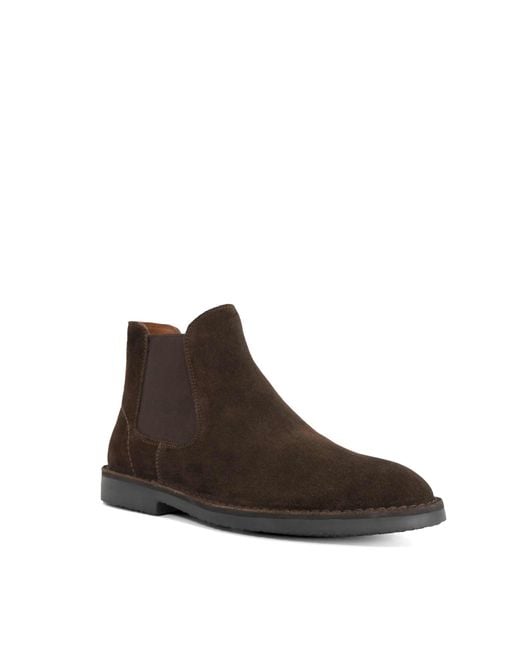 Dune Brown Cashy Slip-On Chelsea Boots for men