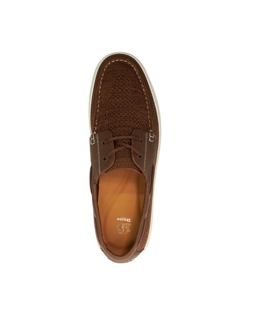 Dune Brown Blaizerss Knitted Boat Shoes for men