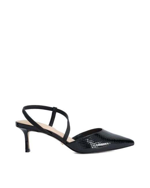 Dune Black Charming Embellished Court Shoes