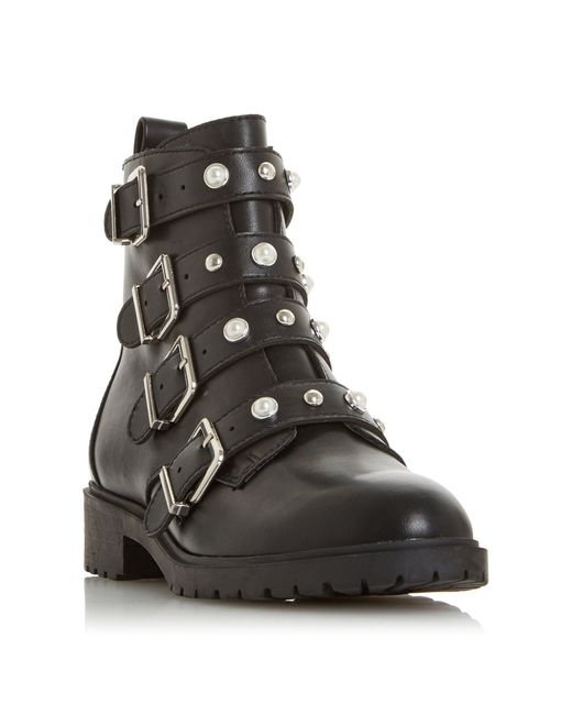 Dune boots with pearls Clearance