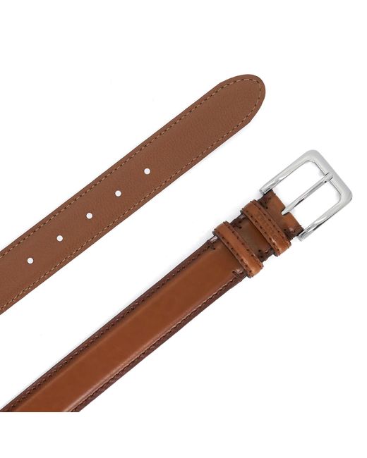 Dune Brown Overturn Suede Belt for men