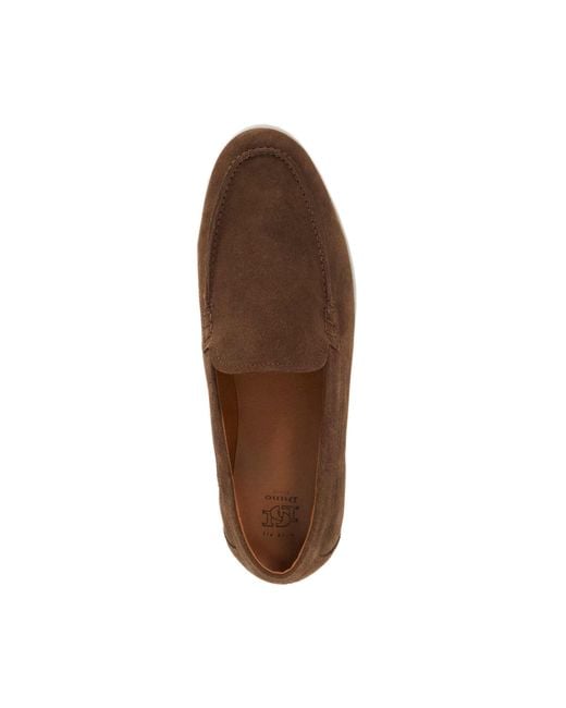 Dune Brown Boltman Suede Casual Loafers for men
