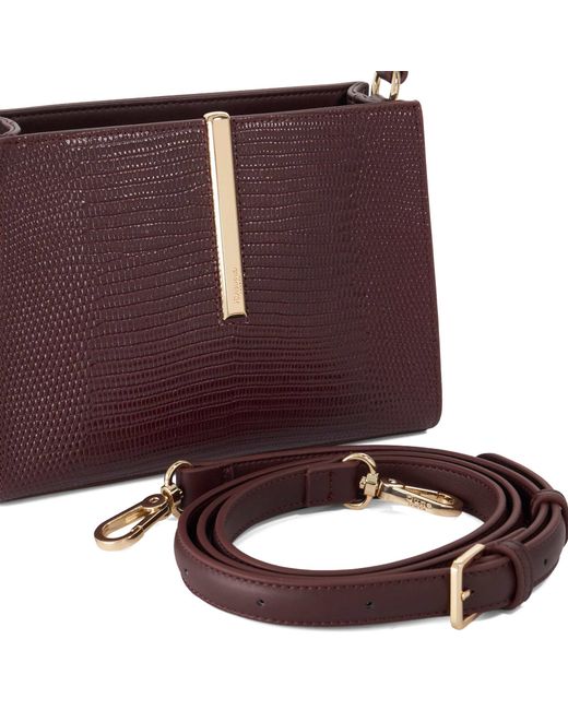Dune Purple Dinidestined Sculptural Top-Handle Bag