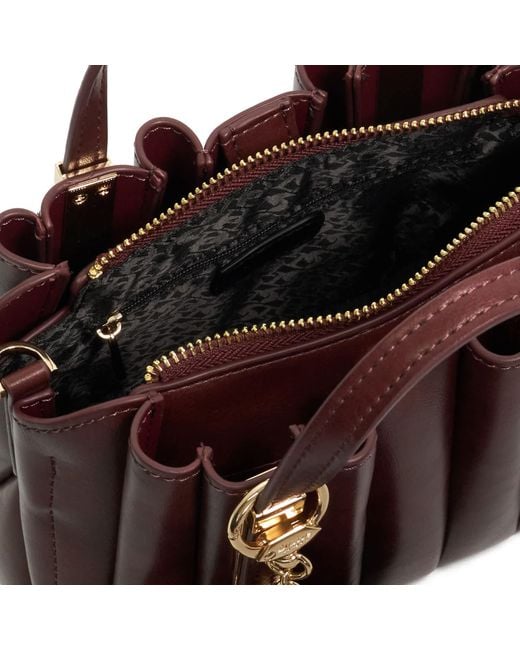 Dune Brown Dinkydolly Pleated Top-Handle Bag