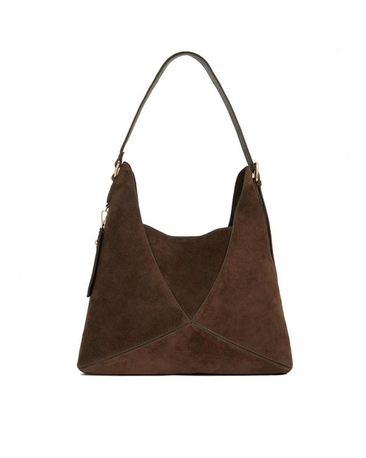 Dune Brown Dearest Suede Tote