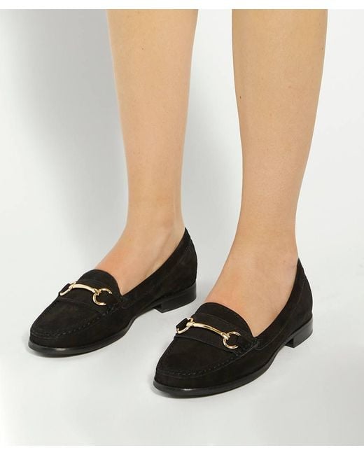 Dune Black Wf Glenny Wide Fit Snaffle Trim Loafers