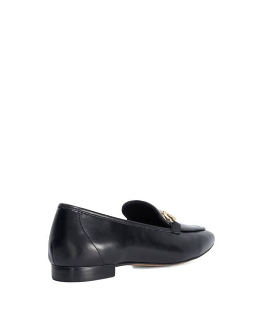 Dune Black Wf Grained Hardware-Detail Loafers