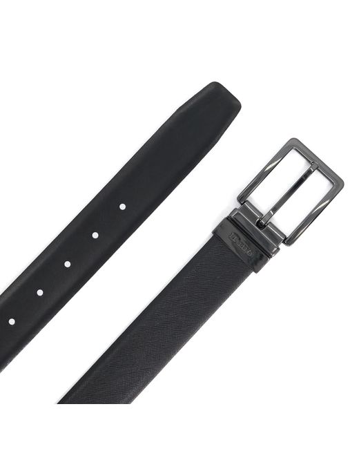 Dune Black Oakem Leather Belt for men