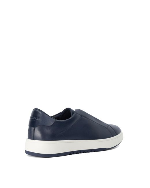 Dune Blue Troys Troys Lace-Less Cupsole Trainers for men