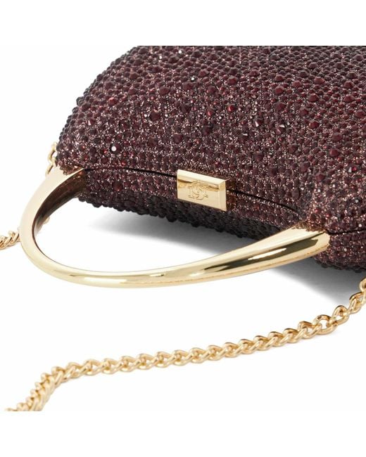 Dune Purple Beamings Handle Embellished Bag