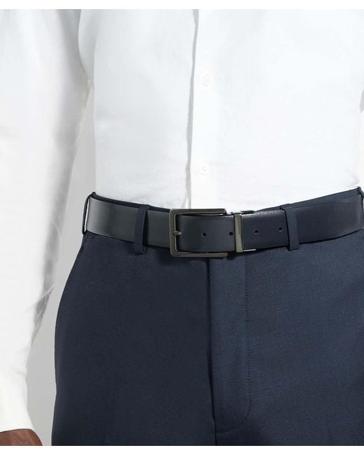 Dune Black Oakem Leather Belt for men