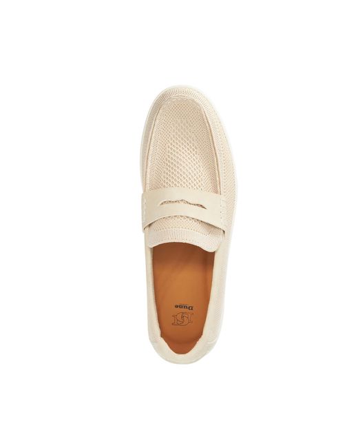 Dune Natural Benzy Casual Suede Loafers for men