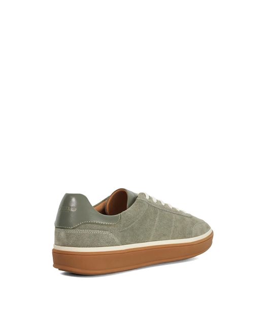 Dune Natural Tony Suede Lace-Up Trainers for men