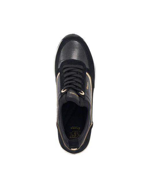 Dune Blue Elarah Flatform Trainers