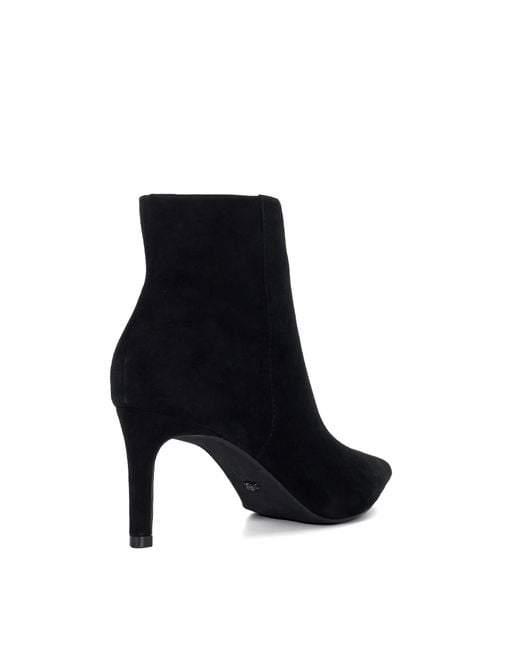 Dune Black Obsessively High Heel Ankle Boots