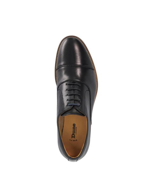 Dune Black Stanlakes Leather Lace-Up Oxford Shoes for men