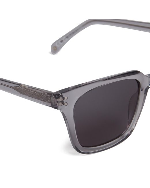 Dune Gray Olle Square Frame Sunglasses for men