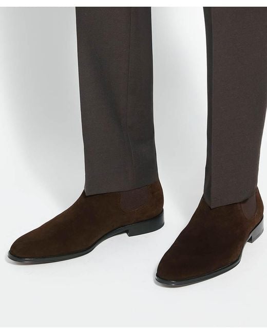 Dune Black Manson Premium Leather Chelsea Boots for men