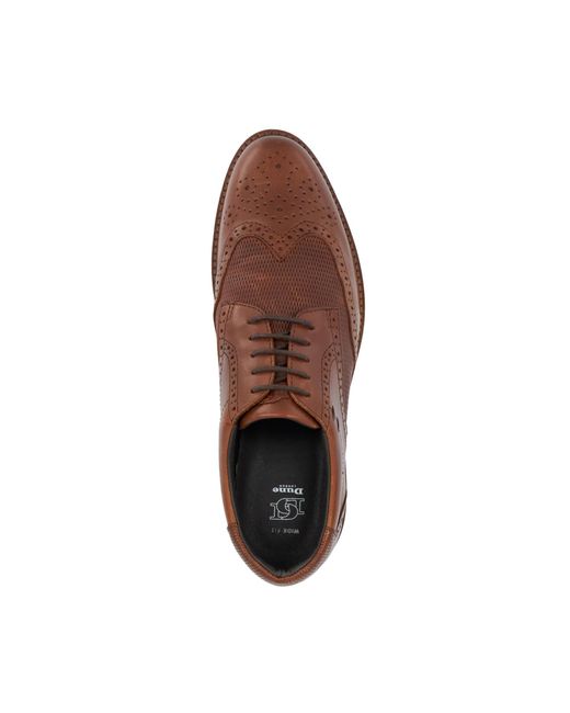 Dune Brown Barkings Lace-Up Hybrid Shoes for men