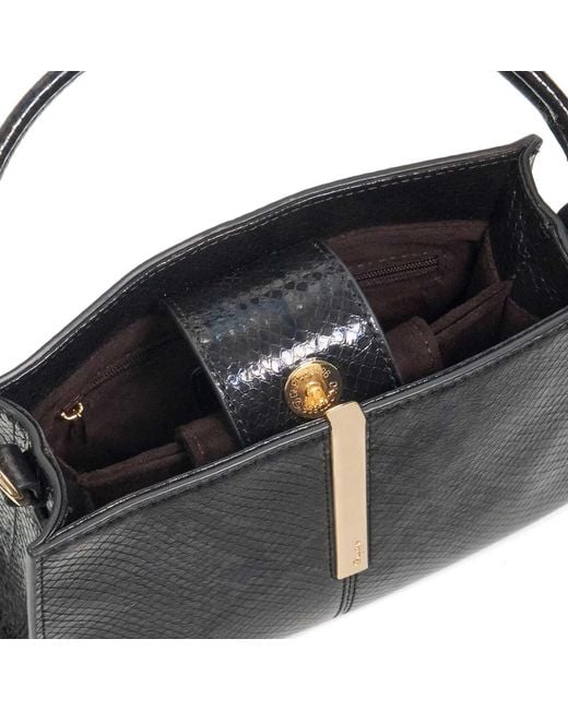Dune Black Dinidestined Sculptural Top-Handle Bag