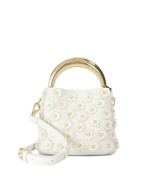 Dune Metallic Dharla Resin Handle Mini Tote