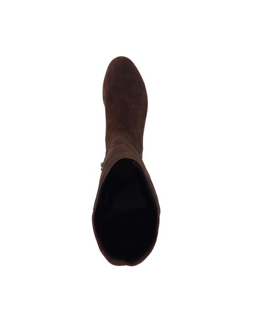 Dune Brown Tayla Stretch Knee-High Boots