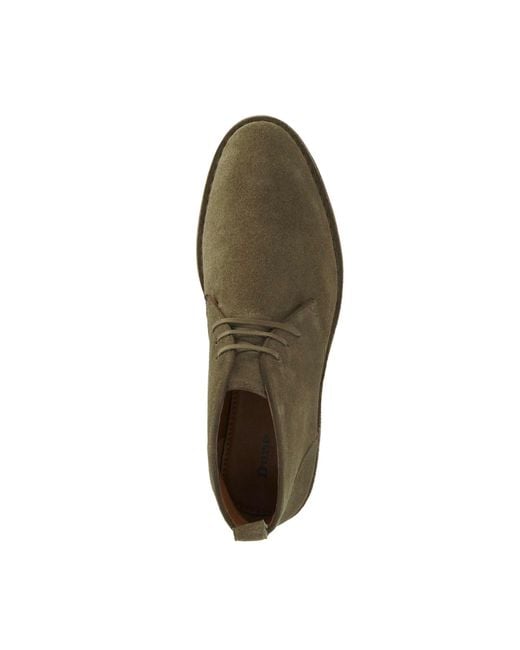 Dune Green Cashed Casual Chukka Boots for men