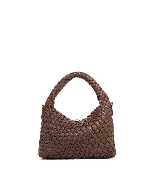 Dune Brown Dinkydeliberate Mini Woven Grab Bag