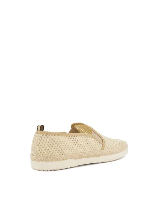 Dune Natural Fisherr Perforated Casual Espadrilles for men