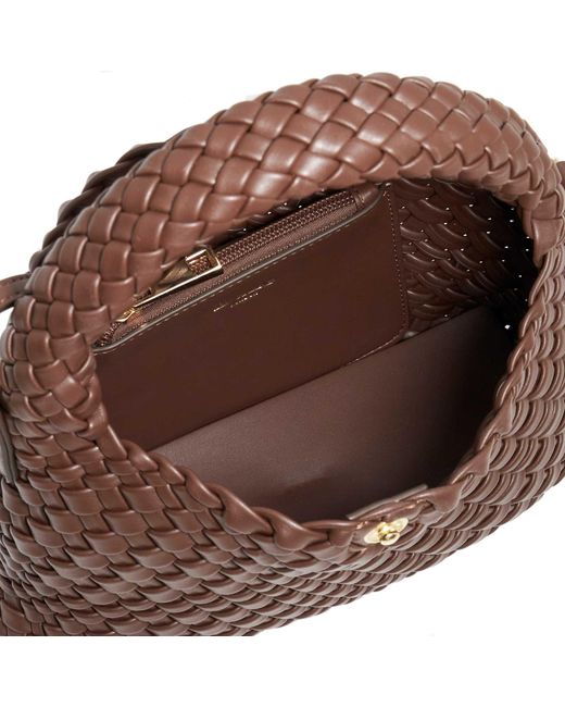 Dune Brown Dinkydeliberate Mini Woven Grab Bag