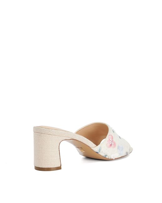 Dune Natural Madira Mid Height Mules