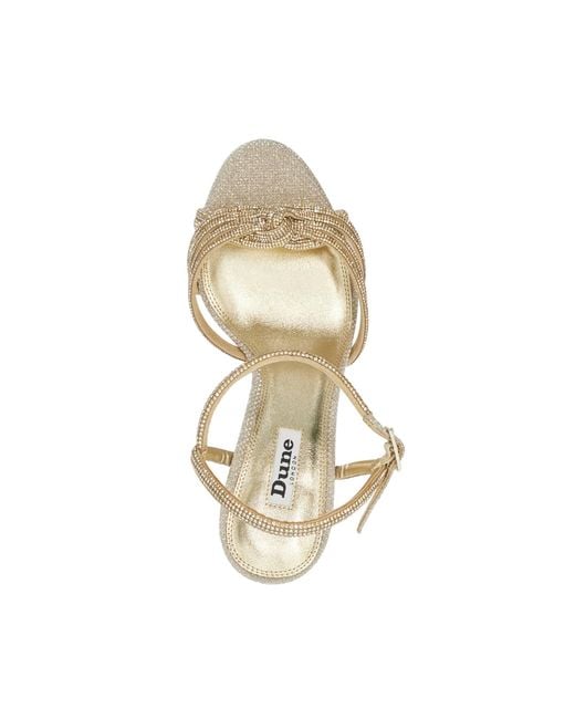 Dune Metallic Marvelous Diamante Detail Heeled Sandal