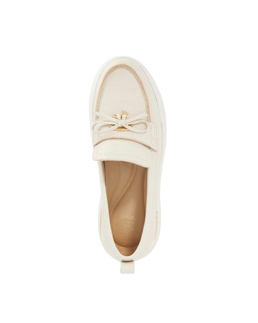 Dune Natural Glide Flatform Casual Loafer