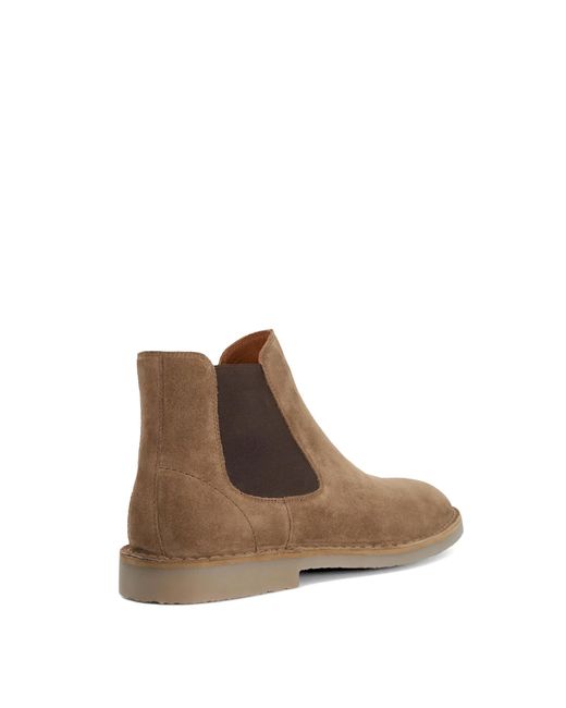 Dune Brown Cashy Slip-On Chelsea Boots for men
