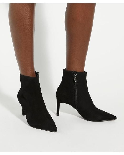Dune Black Obsessively High Heel Ankle Boots