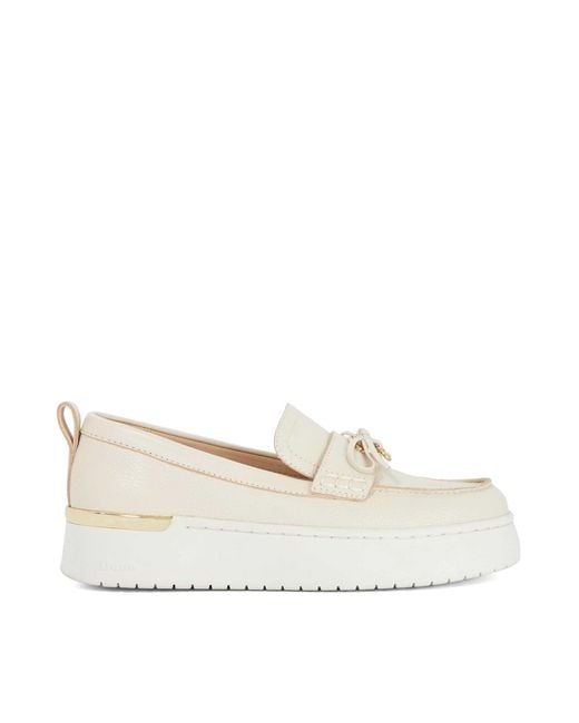 Dune Natural Glide Flatform Casual Loafer