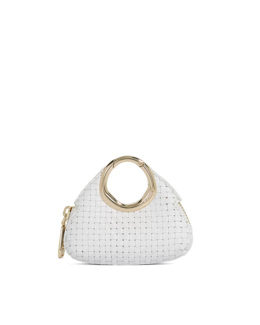 Dune Metallic Spend Circular Clip Bag Charm