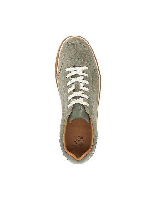 Dune Natural Tony Suede Lace-Up Trainers for men