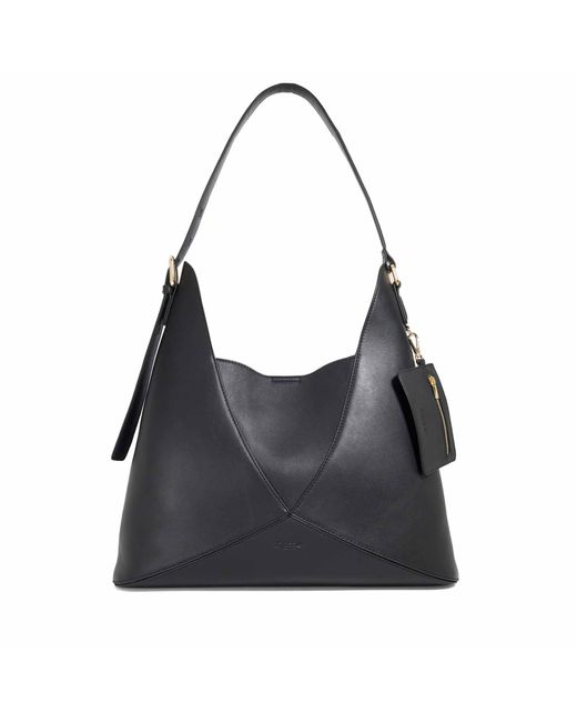 Dune Black Dearest Suede Tote