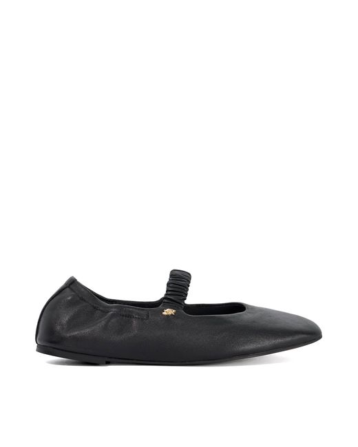 Dune Black Hazy T Ruched Detail Mary Janes