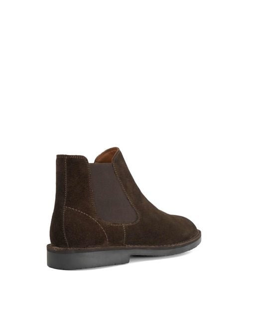 Dune Brown Cashy Slip-On Chelsea Boots for men