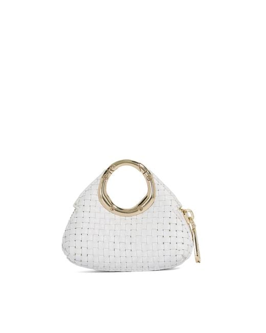 Dune Metallic Spend Circular Clip Bag Charm