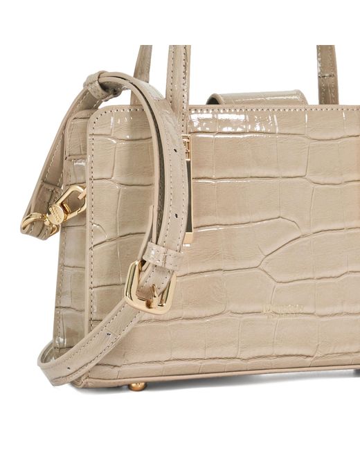 Dune Natural Dinkydenbey Small Top Handle Tote