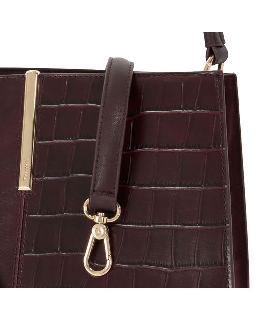 Dune Purple Destined M Multi-Strap Shoulder Bag