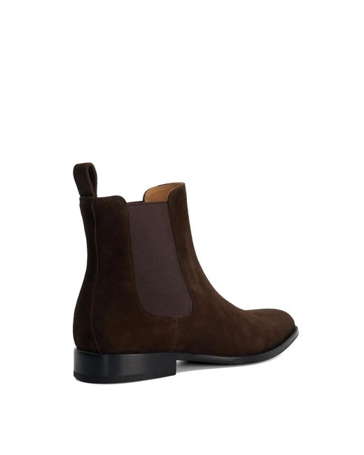 Dune Black Manson Premium Leather Chelsea Boots for men