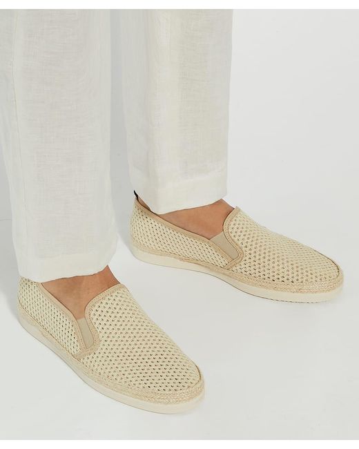 Dune Natural Fisherr Perforated Casual Espadrilles for men
