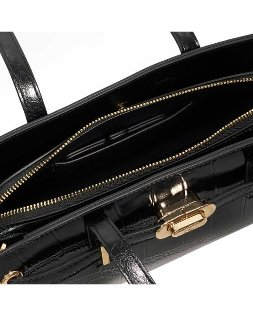 Dune Black Depend Leather Shoulder Bag