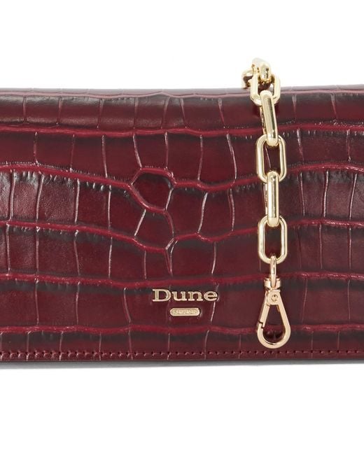 Dune Purple Bemuse Multi-Strap Shoulder Bag